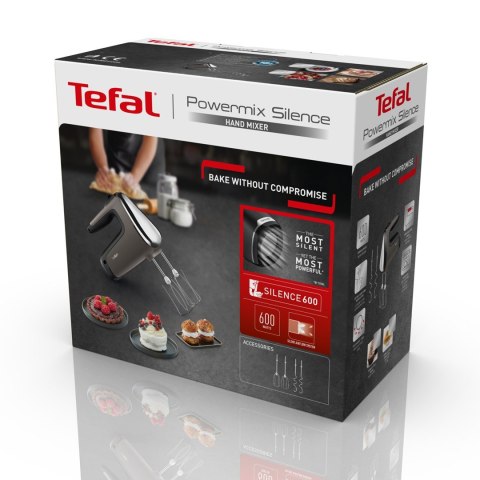 Mikser ręczny Tefal Powermix Silence HT650E 600 W Srebrny