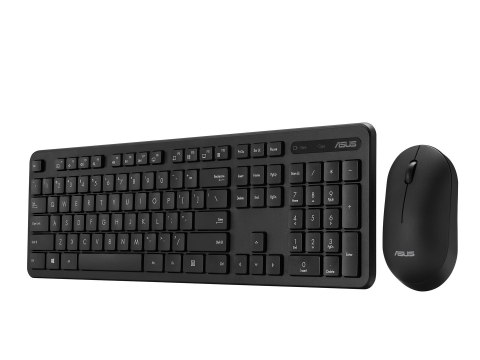 Zestaw klawiatura + mysz Asus CW100 Wireless Keyboard and Mouse Set Black