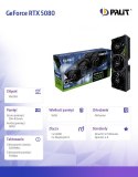 Palit Karta graficzna RTX 5080 GAMING PRO OC 16GB GDDR7 256bit 3DP/HDMI