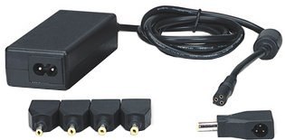 Uniwersalny zasilacz sieciowy do notebooka 40W Zasilacz sieciowy MANHATTAN 40W 1-pin 9.5 / 12 / 18.5 / 19 / 20V