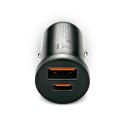 EVERACTIVE ŁADOWARKA SAMOCHODOWA 1X USB + 1X USB-C 35W QC 3.0 PD CZARNA CC-30Q