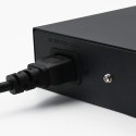 Qoltec Przełącznik sieciowy SWITCH FAST Ethernet PoE | 16x RJ45 10/100 Mb/s | 2x RJ45 Uplink 1000 Mb/s | 1x SFP 1000Mb/s