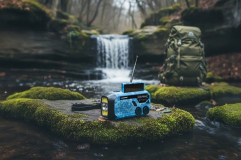 Radio alarmowe BLAUPUNKT ER10BC, blue camo