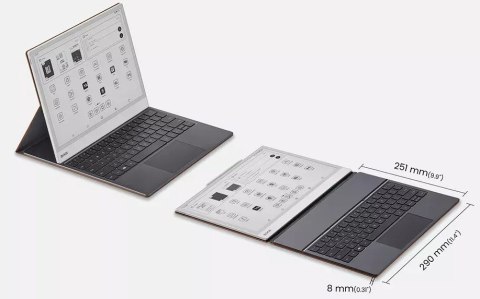 Etui magnetyczne Onyx Note Max/Tab X C brown z klawiaturą