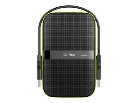 Dysk zewnętrzny HDD SILICON POWER Armor A60 (4TB /Czarno-zielony )
