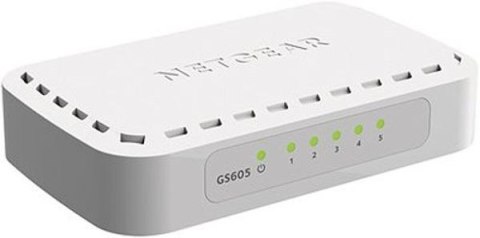 Przełącznik NETGEAR GS605 GS605-400PES (5x 10/100/1000 )