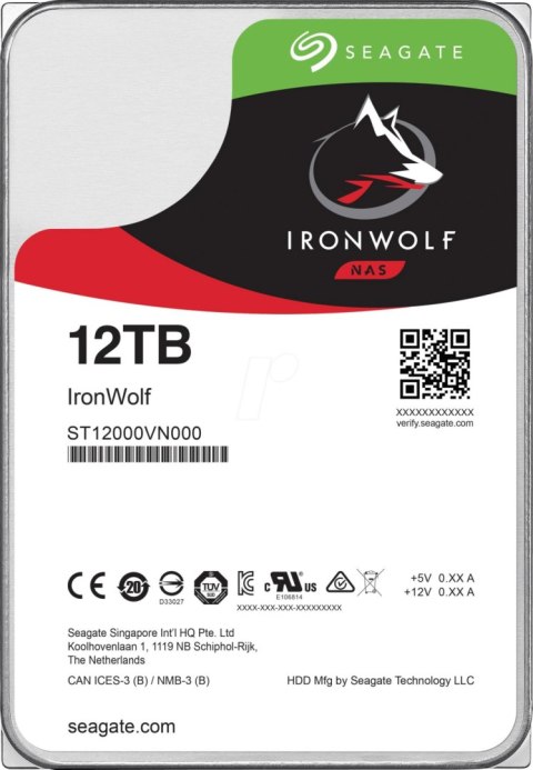 SEAGATE ST12000VN0008_B1 (12 TB /3.5" /7200RPM )