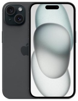 Smartfon Apple iPhone 15 256GB Black MTP63PX/A