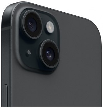 Smartfon Apple iPhone 15 256GB Black MTP63PX/A