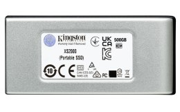 Dysk zewnętrzny SSD Kingston XS2000 (1TB; USB 3.2; srebrny; SXS2000/1000G)