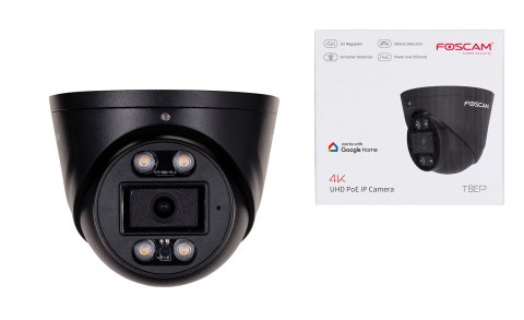 FOSCAM Kamera T8EP 8MP POE Czarna