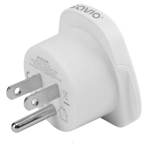 SAVIO ADAPTER PODRÓŻNY GNIAZDO GLOBALNE - WTYK US AP-07