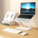 Media-Tech Podstawka pod laptopa, regulowana, ergonomiczna 10-17 cali LAPTOP STAND MT2661W (biała)