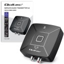 Qoltec Bezprzewodowy transmiter odbiornik Audio HiFi Home&Car | Bluetooth 6.0 | NFC | 2 x RCA | 1 x AUX MiniJack 3.5mm | Mikrofon