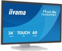 IIYAMA Monitor 24 cale T2452MSC-W1AG FHD,10PKT, POJ, IPS, HDMI, DP, 400cd, biały