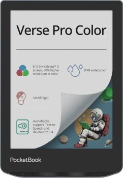 Ebook PocketBook Verse Pro Color 634 6 E-Ink Kaleido 3 16GB Wi-Fi Stormy Sea