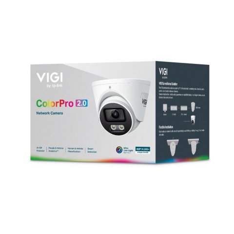 TP-LINK Kamera InSight S445S(2.8mm) VIGI 4MP ColorPro 2.0 Turret Network Camera