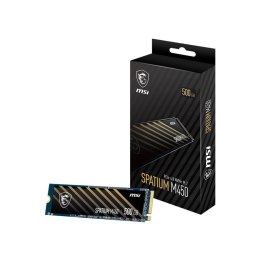 Dysk SSD MSI SPATIUM M450 NVMe 500 GB (M.2 2280″ /500 GB )