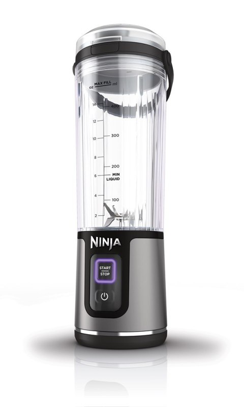 Przenośny blender bezprzewodowy NINJA BC151EUBK, Przenośny, Materiał słoika: wolny od BPA, Pojemność słoika 0,53 L, Kruszenie lo