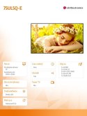 LG Electronics Monitor wielkoformatowy 75UL5Q-E 500cd/m2 UHD 24/7