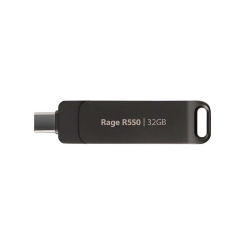 Patriot Rage R550 32GB Dual USB A+C, Alu, 100MBs