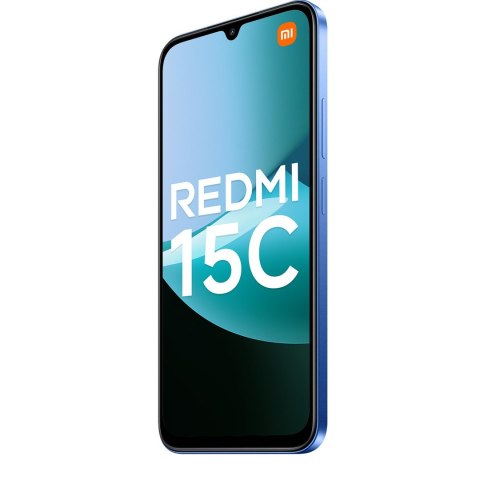 Smartfon Xiaomi Redmi 15C 4G, Księżycowy błękit, 6,9", Wyświetlacz LCD IPS, 720 x 1600, Mediatek, RAM 4 GB, 128 GB, Dwie karty S