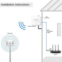 Qoltec Antena 4G 5G LTE | 9dBi | kierunkowa | zewnętrzna | SMA | wodoodporna | 3m