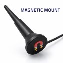 Qoltec Antena 4G LTE z podstawą magnetyczną | 5dBi | wewnętrzna | dookólna | 600-2700 MHz | SMA | 3m