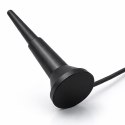 Qoltec Antena 4G LTE z podstawą magnetyczną | 5dBi | wewnętrzna | dookólna | 600-2700 MHz | SMA | 3m