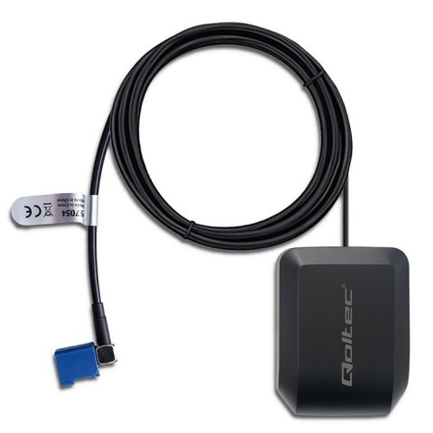 Qoltec Mobilna Antena GPS GLONASS z podstawą magnetyczną| dookólna | 28dBi | 50W | FAKRA
