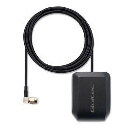 Qoltec Mobilna Antena GPS GLONASS z podstawą magnetyczną | dookólna | 28dBi | 50W | SMA RA