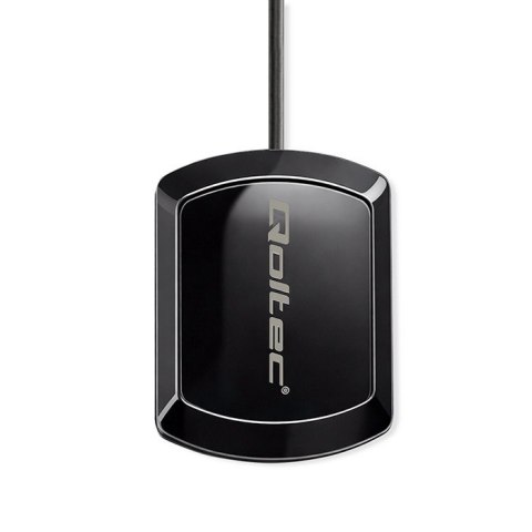 Qoltec Mobilna Antena GPS GLONASS z podstawą magnetyczną | dookólna | 28dBi | 50W | SMA RA
