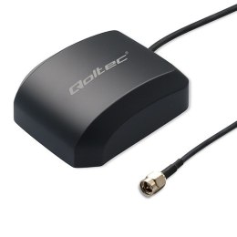 Qoltec Mobilna Antena GPS GLONASS z podstawą magnetyczną | dookólna | 28dBi | 50W | SMA
