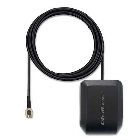 Qoltec Mobilna Antena GPS GLONASS z podstawą magnetyczną | dookólna | 28dBi | 50W | SMA
