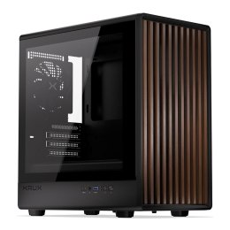 Obudowa KRUX Helio M-ATX, z oknem, bez zasilacza, czarna