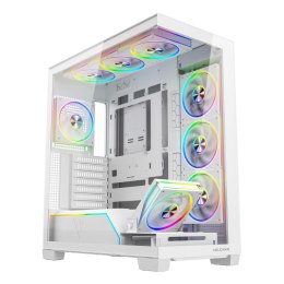 Obudowa Modecom Volcano Stellar Plus ARGB MIDI 8F, biała