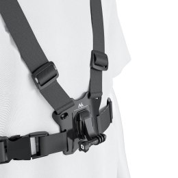 Szelki sportowe Maclean MC-294, uniwersalne, do telefonu, aparatu, kamer GoPro i innych, obrotowy uchwyt