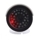 CEE Zestaw dwóch atrap kamer IR1800 WT białe, zasilanie 2xAA, ABS, diody IR LED