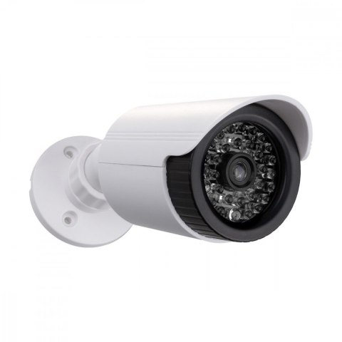 CEE Zestaw dwóch atrap kamer IR1800 WT białe, zasilanie 2xAA, ABS, diody IR LED