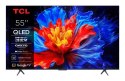 Telewizor TCL 55P8K QLED 55" 4K Ultra HD 120Hz Google TV Dolby Atmos Metaliczny