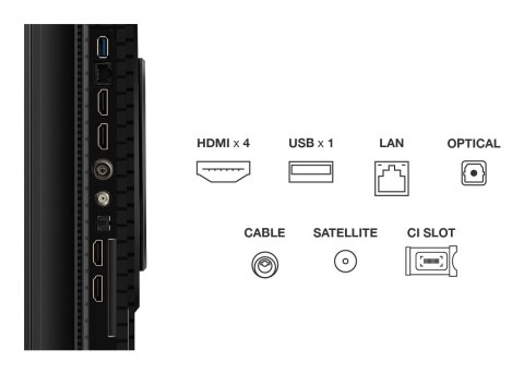 Telewizor TCL 55P8K QLED 55" 4K Ultra HD 120Hz Google TV Dolby Atmos Metaliczny