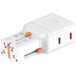 4smarts Ładowarka podróżna World Travel 65W USB-C + USB-A Biała