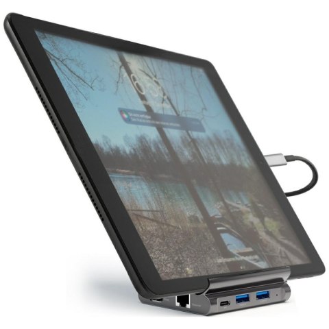 4smarts Podstawka tablet/smartphone 7w1 DeX 2xUSB-C/ 2xUSB-A/ HDMI/SD/ microSD/ RJ45
