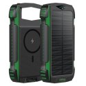 4smarts Powerbank Solarny 20000mAh TitanPack Rugged UltiMag Zielony