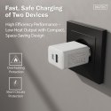 Digitus Ładowarka sieciowa GaN II 30W | 1x USB-C, 1x USB-A | PD 3.0, QC 3.0 | Biała
