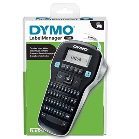 DYMO LabelManager 160 6/9/12 mm D1-BĂ¤nder Azerty