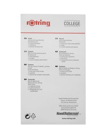 Zestaw kreślarski ROTRING isograph College Set - 3 szt. 0,25 / 0,35 / 0,5