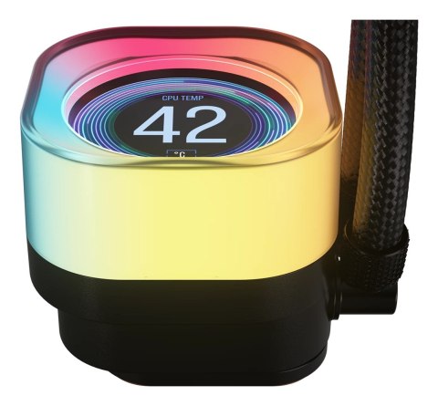 Corsair iCUE LINK TITAN 360 RX LCD Procesor Chłodnica powietrza 12 cm Czarny 1 szt.