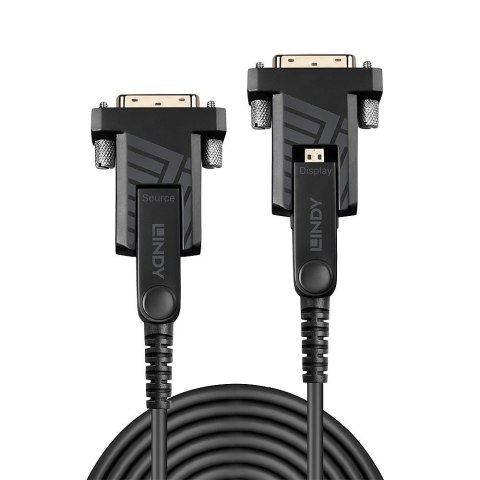LINDY Kabel światłowodowy Micro-HDMI hybrydowy 18G 10m