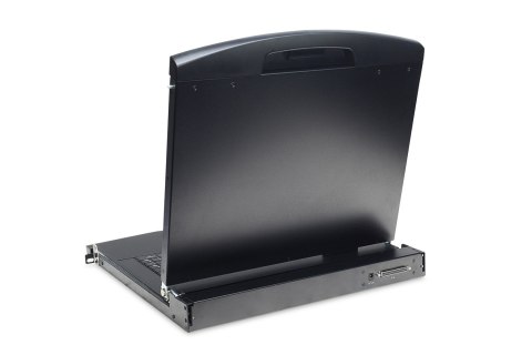 Konsola modularna KVM 19'' LCD TFT, 16 portów VGA, touchpad, klawiatura GE, czarny